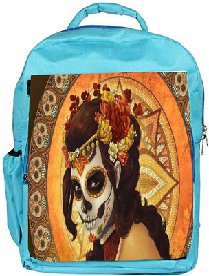 

Snoogg Eco Friendly Canvas Tribal Chic Backpack Rucksack School Travel Unisex Casual Canvas Bag Bookbag Satchel 5 L Backpack(Blue)