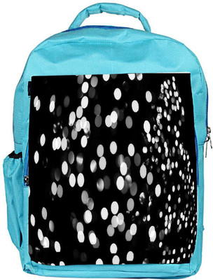 

Snoogg Eco Friendly Canvas Black And White Spots Designer Backpack Rucksack School Travel Unisex Casual Canvas Bag Bookbag Satchel 5 L Backpack(Blue)