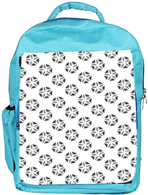 

Snoogg Eco Friendly Canvas Black Layered Pattern Designer Backpack Rucksack School Travel Unisex Casual Canvas Bag Bookbag Satchel 5 L Backpack(Blue)
