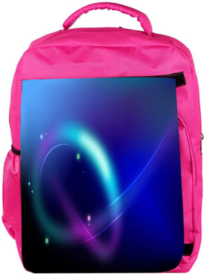 

Snoogg Eco Friendly Canvas Neon Pattern Design Designer Backpack Rucksack School Travel Unisex Casual Canvas Bag Bookbag Satchel 5 L Backpack(Pink)