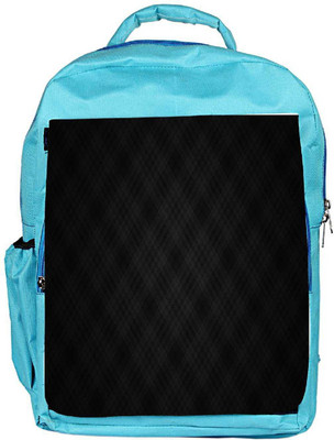 

Snoogg Eco Friendly Canvas Dark Square Texture Designer Backpack Rucksack School Travel Unisex Casual Canvas Bag Bookbag Satchel 5 L Backpack(Blue)