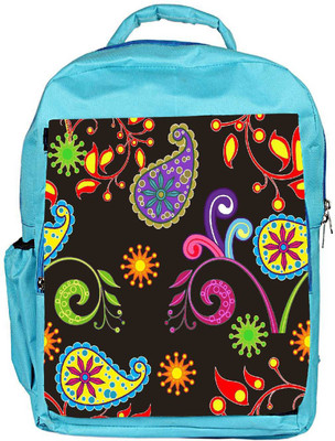 

Snoogg Eco Friendly Canvas Multicolor Abstract Pattern Designer Backpack Rucksack School Travel Unisex Casual Canvas Bag Bookbag Satchel 5 L Backpack(Blue)