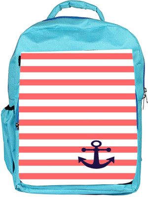 

Snoogg Eco Friendly Canvas Easy Anchor Pink Backpack Rucksack School Travel Unisex Casual Canvas Bag Bookbag Satchel 5 L Backpack(Blue)