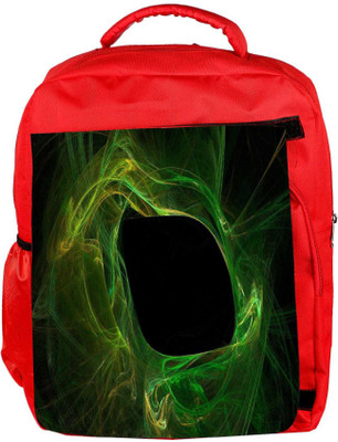 

Snoogg Eco Friendly Canvas Green Smoke Pattern Designer Backpack Rucksack School Travel Unisex Casual Canvas Bag Bookbag Satchel 5 L Backpack(Red)