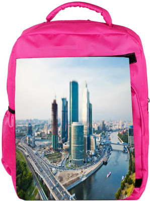 

Snoogg Eco Friendly Canvas Japan City Designer Backpack Rucksack School Travel Unisex Casual Canvas Bag Bookbag Satchel 5 L Backpack(Pink)