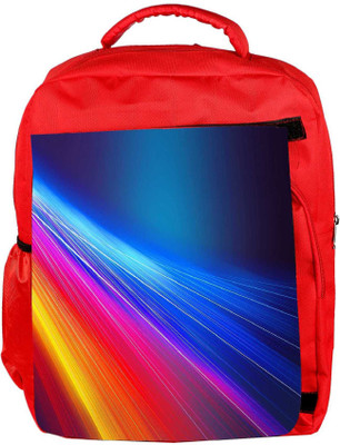

Snoogg Eco Friendly Canvas Multicolor Pathway Designer Backpack Rucksack School Travel Unisex Casual Canvas Bag Bookbag Satchel 5 L Backpack(Red)