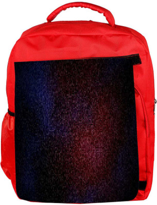 

Snoogg Eco Friendly Canvas Abstract Marron Pattern Design Designer Backpack Rucksack School Travel Unisex Casual Canvas Bag Bookbag Satchel 5 L Backpack(Red)