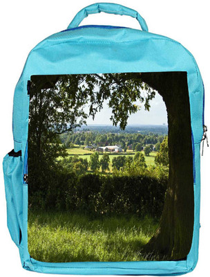 

Snoogg Eco Friendly Canvas Abstract Tree Garden Designer Backpack Rucksack School Travel Unisex Casual Canvas Bag Bookbag Satchel 5 L Backpack(Blue)