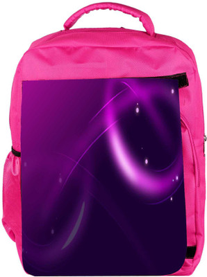 

Snoogg Eco Friendly Canvas Neon Purple Design Designer Backpack Rucksack School Travel Unisex Casual Canvas Bag Bookbag Satchel 5 L Backpack(Pink)