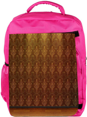 

Snoogg Eco Friendly Canvas Abstract Wall Design Designer Backpack Rucksack School Travel Unisex Casual Canvas Bag Bookbag Satchel 5 L Backpack(Pink)
