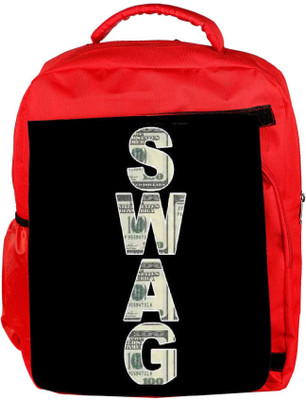 

Snoogg Eco Friendly Canvas Swag Backpack Rucksack School Travel Unisex Casual Canvas Bag Bookbag Satchel 5 L Backpack(Red)