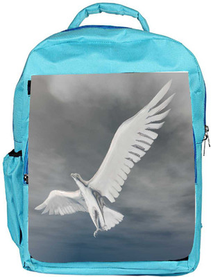 

Snoogg Eco Friendly Canvas Eagle Backpack Rucksack School Travel Unisex Casual Canvas Bag Bookbag Satchel 5 L Backpack(Blue)
