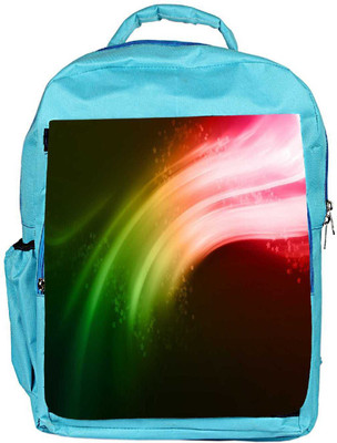 

Snoogg Eco Friendly Canvas Multicolor Strips Designer Backpack Rucksack School Travel Unisex Casual Canvas Bag Bookbag Satchel 5 L Backpack(Blue)