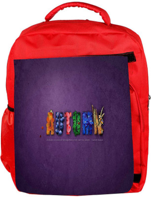 

Snoogg Eco Friendly Canvas Autumn Designer Backpack Rucksack School Travel Unisex Casual Canvas Bag Bookbag Satchel 5 L Backpack(Red)