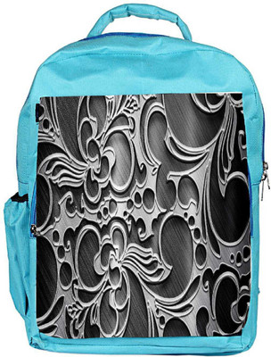 

Snoogg Eco Friendly Canvas Abstract Grey Design Designer Backpack Rucksack School Travel Unisex Casual Canvas Bag Bookbag Satchel 5 L Backpack(Blue)