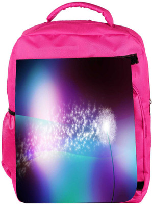 

Snoogg Eco Friendly Canvas Sparkling Petals Designer Backpack Rucksack School Travel Unisex Casual Canvas Bag Bookbag Satchel 5 L Backpack(Pink)