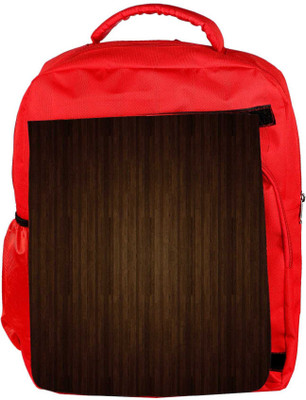 

Snoogg Eco Friendly Canvas Brown Wall Designer Backpack Rucksack School Travel Unisex Casual Canvas Bag Bookbag Satchel 5 L Backpack(Red)