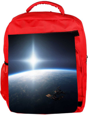 

Snoogg Eco Friendly Canvas Earth From Top Designer Backpack Rucksack School Travel Unisex Casual Canvas Bag Bookbag Satchel 5 L Backpack(Red)