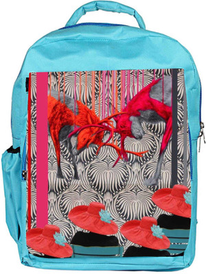 

Snoogg Eco Friendly Canvas Deer Fight Backpack Rucksack School Travel Unisex Casual Canvas Bag Bookbag Satchel 5 L Backpack(Blue)