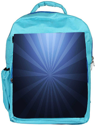 

Snoogg Eco Friendly Canvas Abstract Blue Pattern Designer Backpack Rucksack School Travel Unisex Casual Canvas Bag Bookbag Satchel 5 L Backpack(Blue)