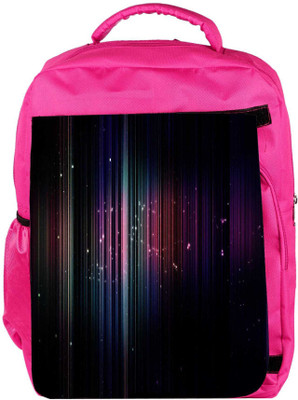 

Snoogg Eco Friendly Canvas Stars At Nite Designer Backpack Rucksack School Travel Unisex Casual Canvas Bag Bookbag Satchel 5 L Backpack(Pink)