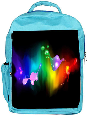 

Snoogg Eco Friendly Canvas Abstract Paint Splash Designer Backpack Rucksack School Travel Unisex Casual Canvas Bag Bookbag Satchel 5 L Backpack(Blue)