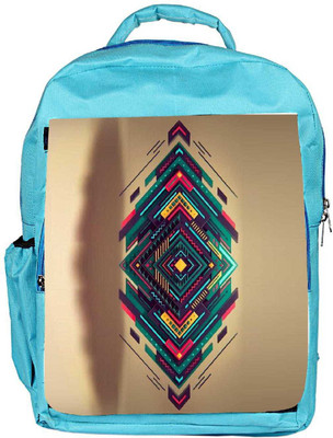 

Snoogg Eco Friendly Canvas Spiral Zoyd Backpack Rucksack School Travel Unisex Casual Canvas Bag Bookbag Satchel 5 L Backpack(Blue)