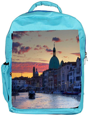 

Snoogg Eco Friendly Canvas Lake At Night Designer Backpack Rucksack School Travel Unisex Casual Canvas Bag Bookbag Satchel 5 L Backpack(Blue)