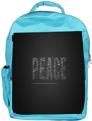 

Snoogg Eco Friendly Canvas Peace Designer Backpack Rucksack School Travel Unisex Casual Canvas Bag Bookbag Satchel 5 L Backpack(Blue)