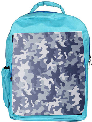 

Snoogg Eco Friendly Canvas Camo Blue 2763 Backpack Rucksack School Travel Unisex Casual Canvas Bag Bookbag Satchel 5 L Backpack(Blue)