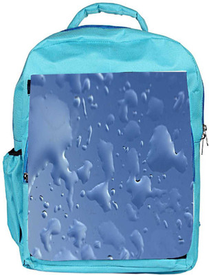 

Snoogg Eco Friendly Canvas Blue Drops Background Gkbhvjyd Backpack Rucksack School Travel Unisex Casual Canvas Bag Bookbag Satchel 5 L Backpack(Blue)
