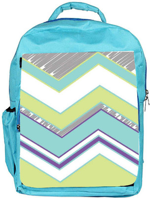 

Snoogg Eco Friendly Canvas Zig Zag Design 2368 Backpack Rucksack School Travel Unisex Casual Canvas Bag Bookbag Satchel 5 L Backpack(Blue)