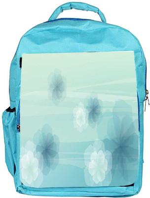 

Snoogg Eco Friendly Canvas Floral Abstract Design Designer Backpack Rucksack School Travel Unisex Casual Canvas Bag Bookbag Satchel 5 L Backpack(Blue)