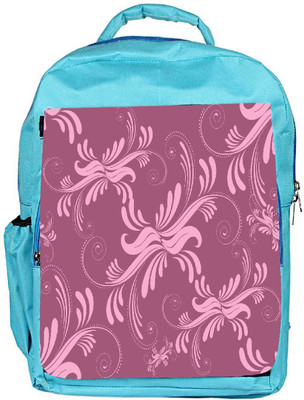 

Snoogg Eco Friendly Canvas Abstract Marron Pattern Design Designer Backpack Rucksack School Travel Unisex Casual Canvas Bag Bookbag Satchel 5 L Backpack(Blue)
