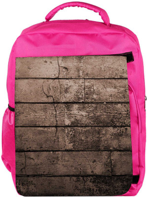 

Snoogg Eco Friendly Canvas Old Wood Textures Designer Backpack Rucksack School Travel Unisex Casual Canvas Bag Bookbag Satchel 5 L Backpack(Pink)