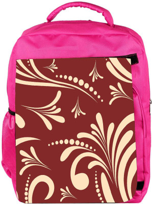 

Snoogg Eco Friendly Canvas Seamless Floral Pattern Abstract Background Backpack Rucksack School Travel Unisex Casual Canvas Bag Bookbag Satchel 5 L Backpack(Pink)