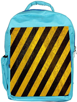 

Snoogg Eco Friendly Canvas Yellow Strips Design Designer Backpack Rucksack School Travel Unisex Casual Canvas Bag Bookbag Satchel 5 L Backpack(Blue)