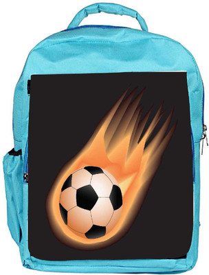

Snoogg Eco Friendly Canvas Soccer Fire Backpack Rucksack School Travel Unisex Casual Canvas Bag Bookbag Satchel 5 L Backpack(Blue)