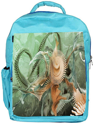 

Snoogg Eco Friendly Canvas Fractal Stairs Designer Backpack Rucksack School Travel Unisex Casual Canvas Bag Bookbag Satchel 5 L Backpack(Blue)