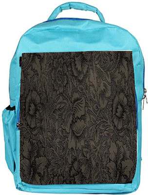 

Snoogg Eco Friendly Canvas Vintage Flower Art Backpack Rucksack School Travel Unisex Casual Canvas Bag Bookbag Satchel 5 L Backpack(Blue)