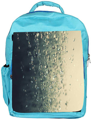 

Snoogg Eco Friendly Canvas Water Drops Abstract Designer Backpack Rucksack School Travel Unisex Casual Canvas Bag Bookbag Satchel 5 L Backpack(Blue)