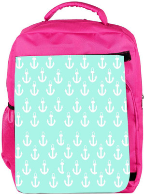 

Snoogg Eco Friendly Canvas Light Blue Nautica Anchor Backpack Rucksack School Travel Unisex Casual Canvas Bag Bookbag Satchel 5 L Backpack(Pink)