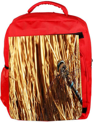 

Snoogg Eco Friendly Canvas Pair Of Dragonfly Designer Backpack Rucksack School Travel Unisex Casual Canvas Bag Bookbag Satchel 5 L Backpack(Red)