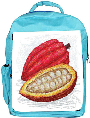 

Snoogg Eco Friendly Canvas Cacao Pod Open Backpack Rucksack School Travel Unisex Casual Canvas Bag Bookbag Satchel 5 L Backpack(Blue)