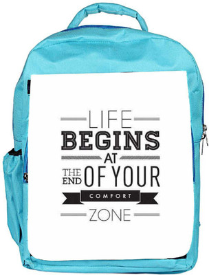 

Snoogg Eco Friendly Canvas End Your Comfort Backpack Rucksack School Travel Unisex Casual Canvas Bag Bookbag Satchel 5 L Backpack(Blue)