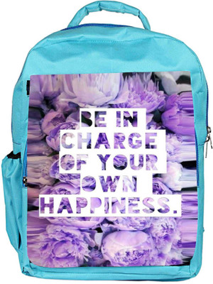 

Snoogg Eco Friendly Canvas In Charge Of Happiness Backpack Rucksack School Travel Unisex Casual Canvas Bag Bookbag Satchel 5 L Backpack(Blue)