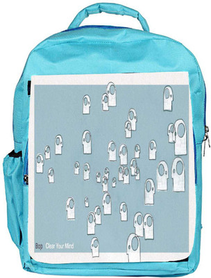 

Snoogg Eco Friendly Canvas Bop Art Pattern Designer Backpack Rucksack School Travel Unisex Casual Canvas Bag Bookbag Satchel 5 L Backpack(Blue)