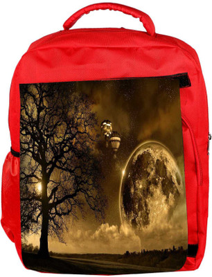 

Snoogg Eco Friendly Canvas Black Earth Designer Backpack Rucksack School Travel Unisex Casual Canvas Bag Bookbag Satchel 5 L Backpack(Red)