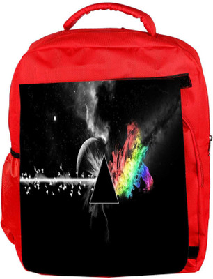

Snoogg Eco Friendly Canvas Amazing Moon Designer Backpack Rucksack School Travel Unisex Casual Canvas Bag Bookbag Satchel 5 L Backpack(Red)