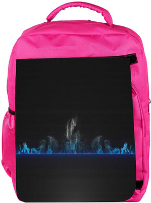 

Snoogg Eco Friendly Canvas Honeycomb Smoke Background Designer Backpack Rucksack School Travel Unisex Casual Canvas Bag Bookbag Satchel 5 L Backpack(Pink)